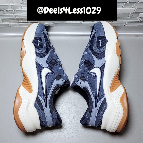 Nike AL8 Denim Running Womens Midnight Navy Ashen Slate Gum Brown - Picture 5 of 6